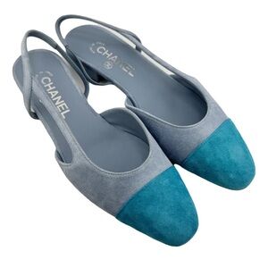 CHANEL Slingbacks Suede